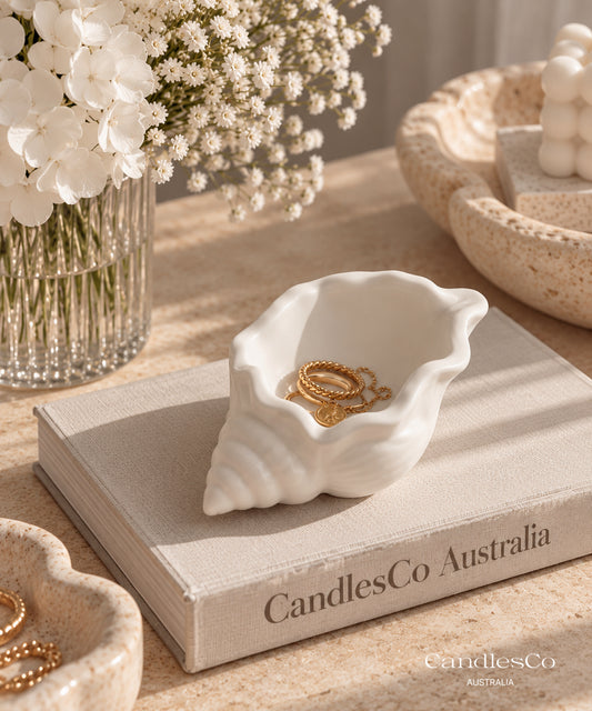 Conch Shell Trinket Dish | Handmade Coastal Jewellery Holder