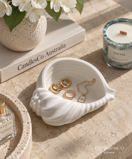 Conch Shell Trinket Bowl | Handmade Jewellery Holder