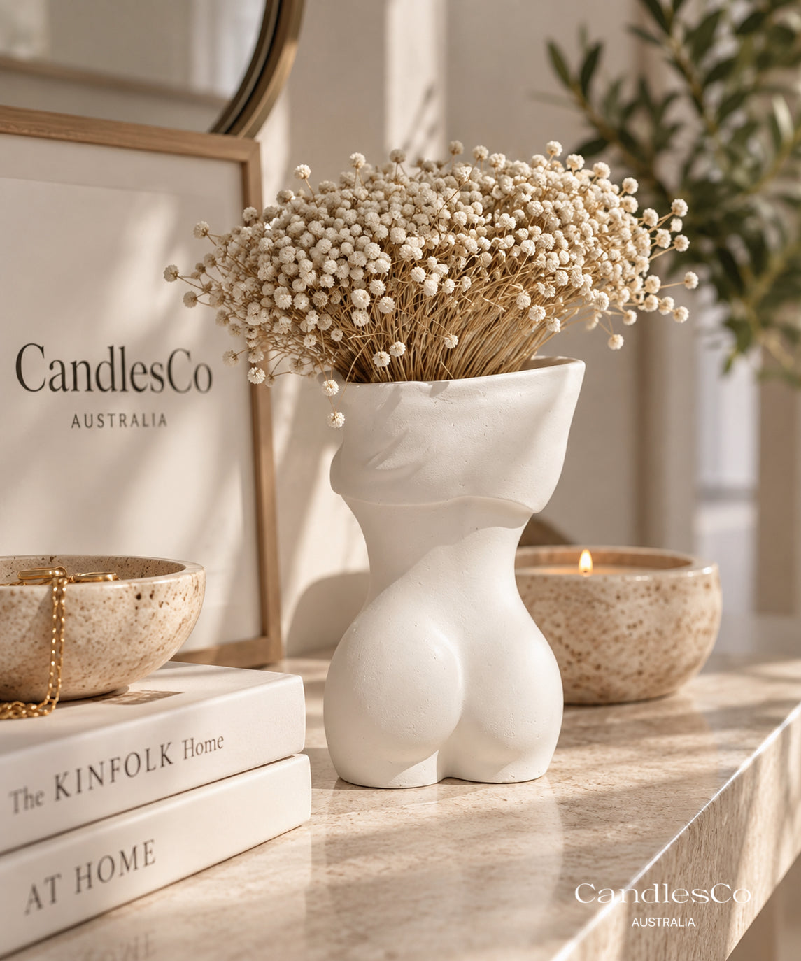 Female Body Vase | Sculptural Torso Vase