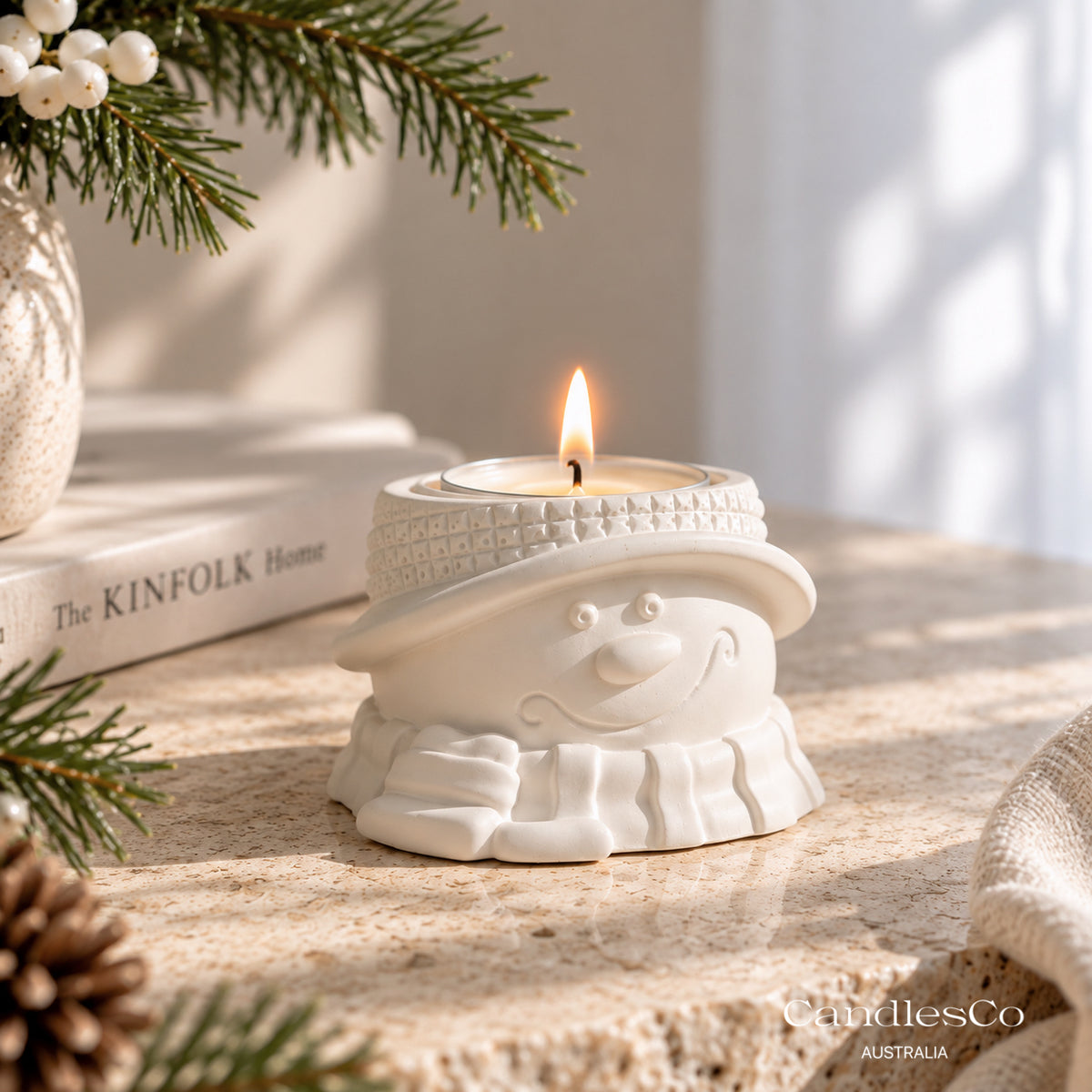 Snowmen Tea light Holder