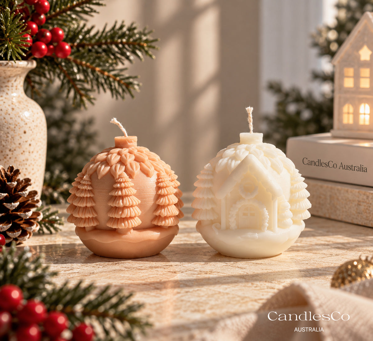 Gingerbread House Candle – Handmade Soy Christmas Candle