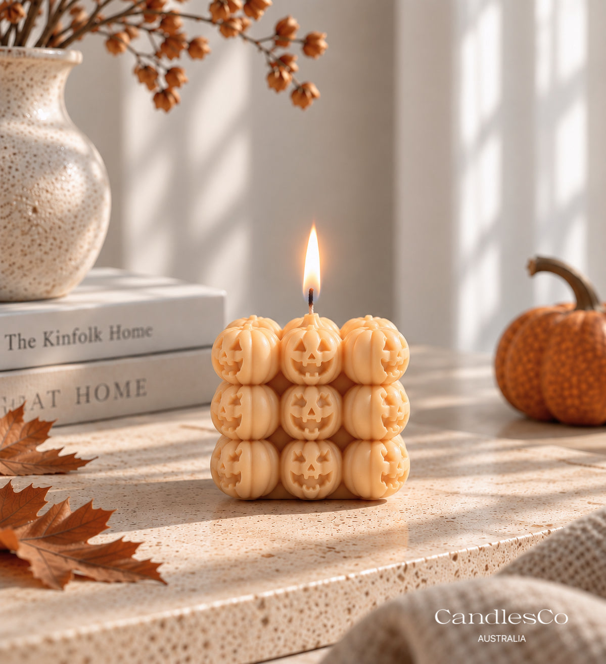 Pumpkin Stack Candle