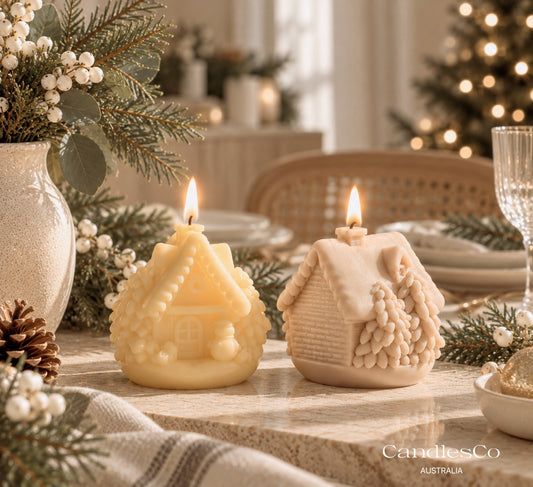 Christmas House Candle