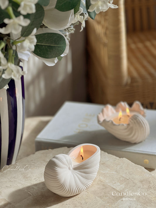 Shell Vessel Candle