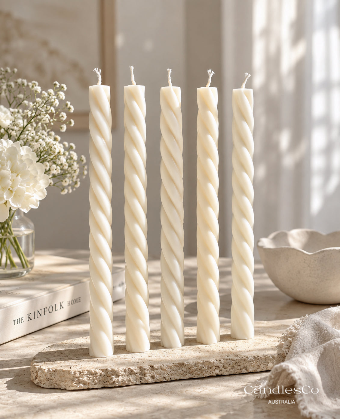 Twisted Taper Candle