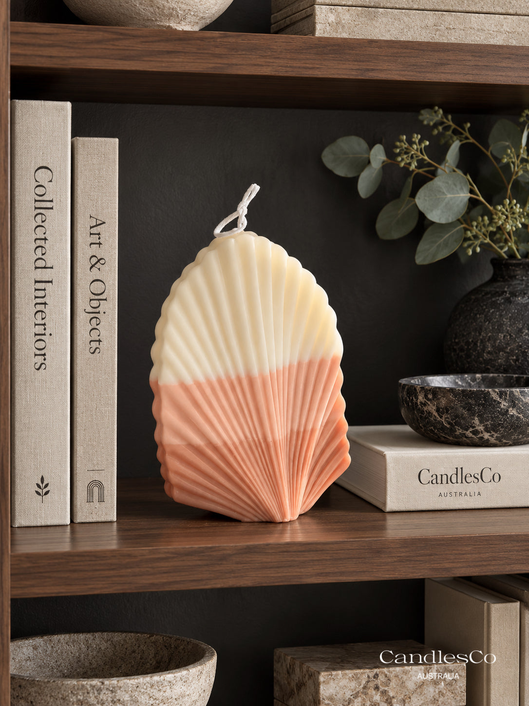 Ombré Palm Leaf Candle