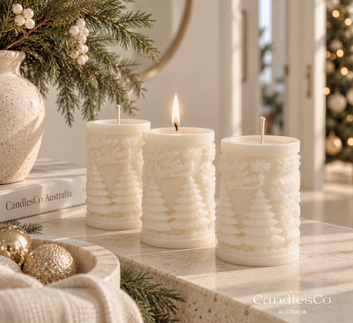 Christmas Forest Candle – Merry Christmas Soy Candle