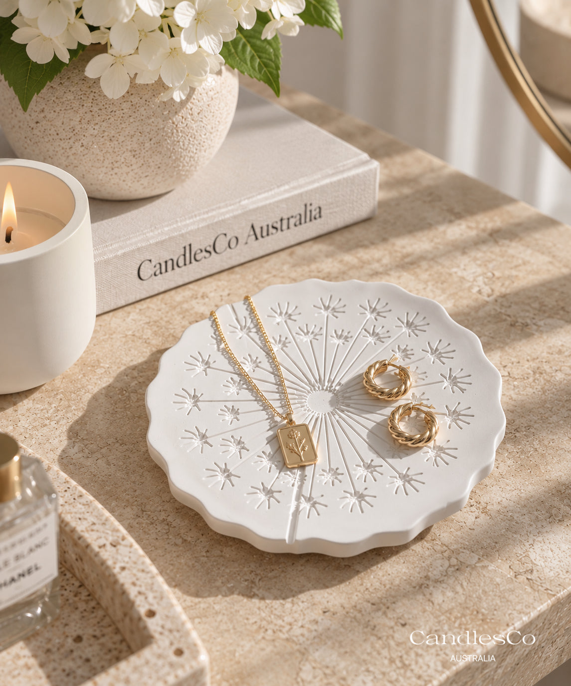 Dandelion Trinket Tray | Handmade Jewellery Dish