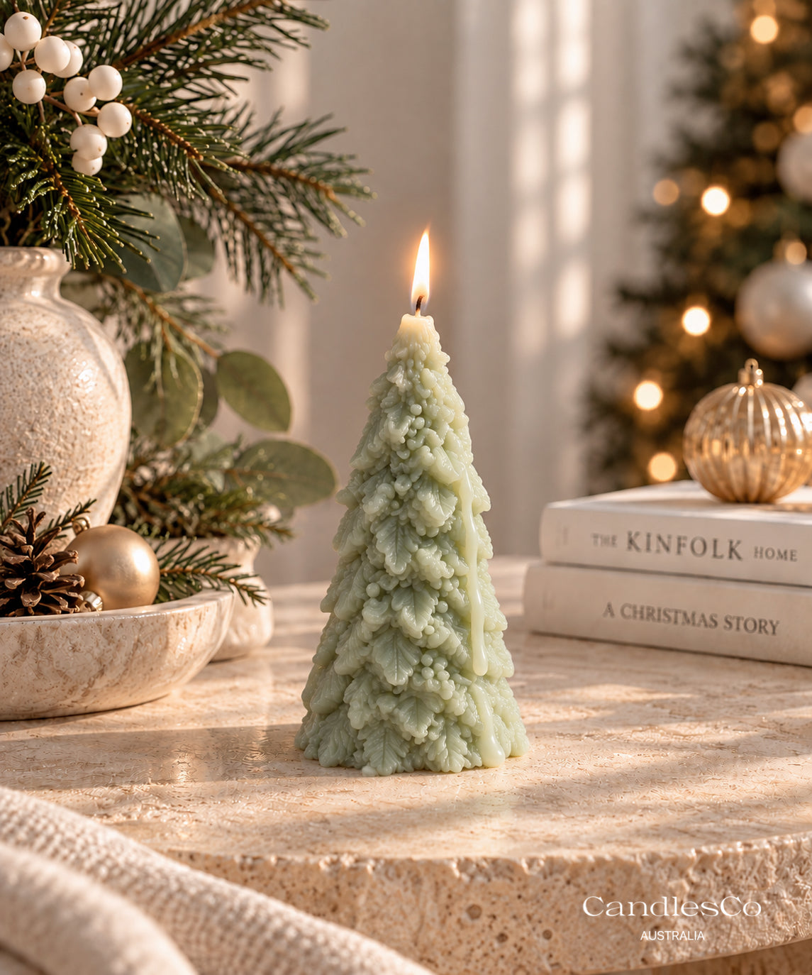 Christmas Tree Candle – Botanical Soy Christmas Candle