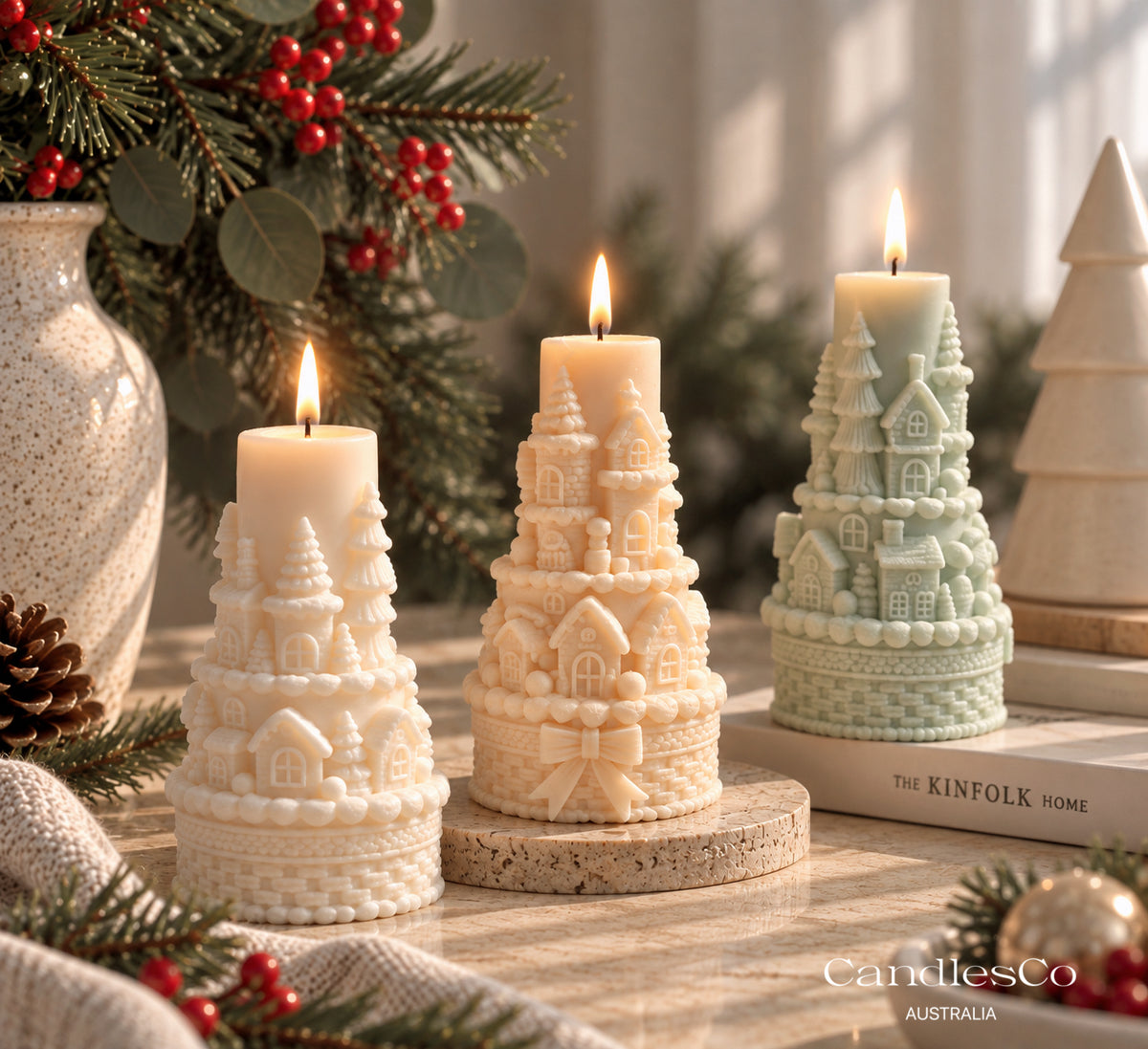 Christmas Castle Candle