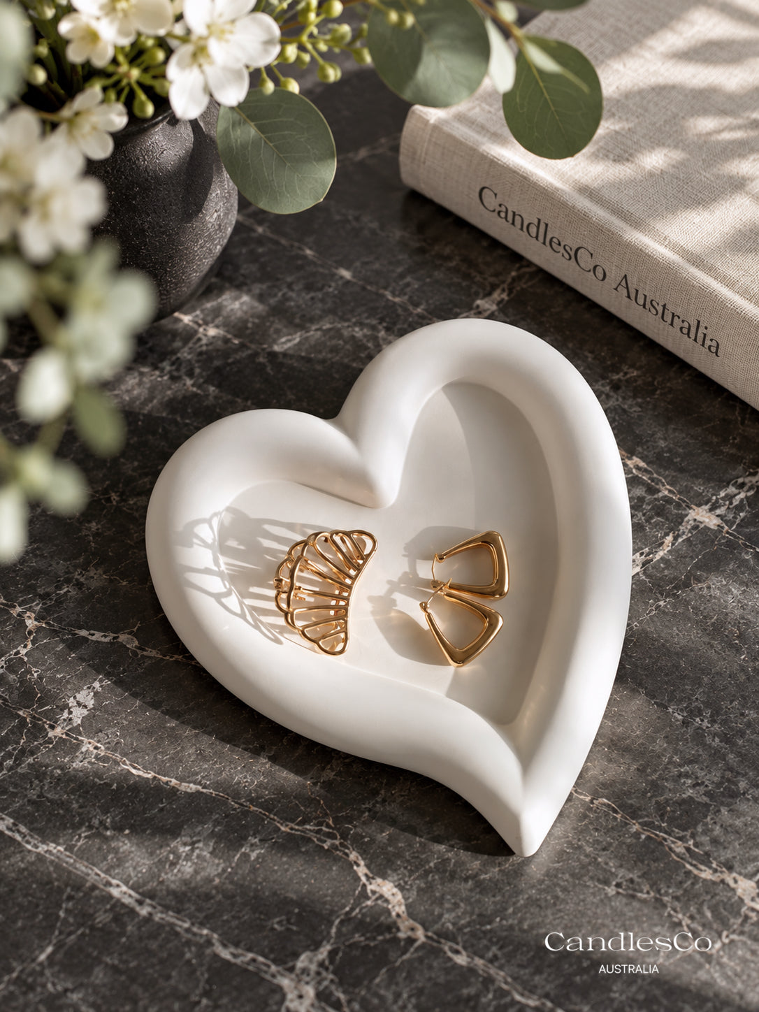 Heart Trinket Dish | Handmade Jewellery Tray & Ring Holder