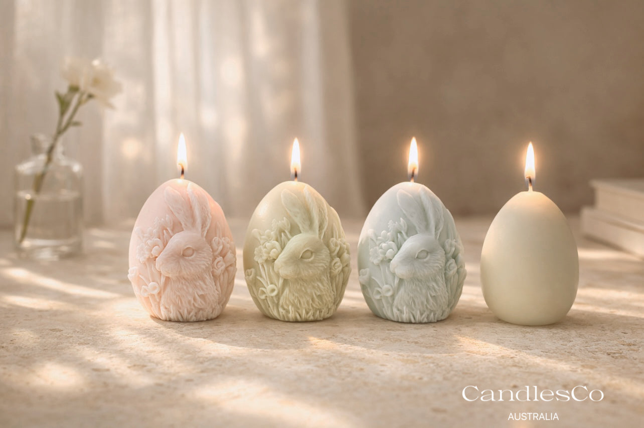 Bunny Egg Candle