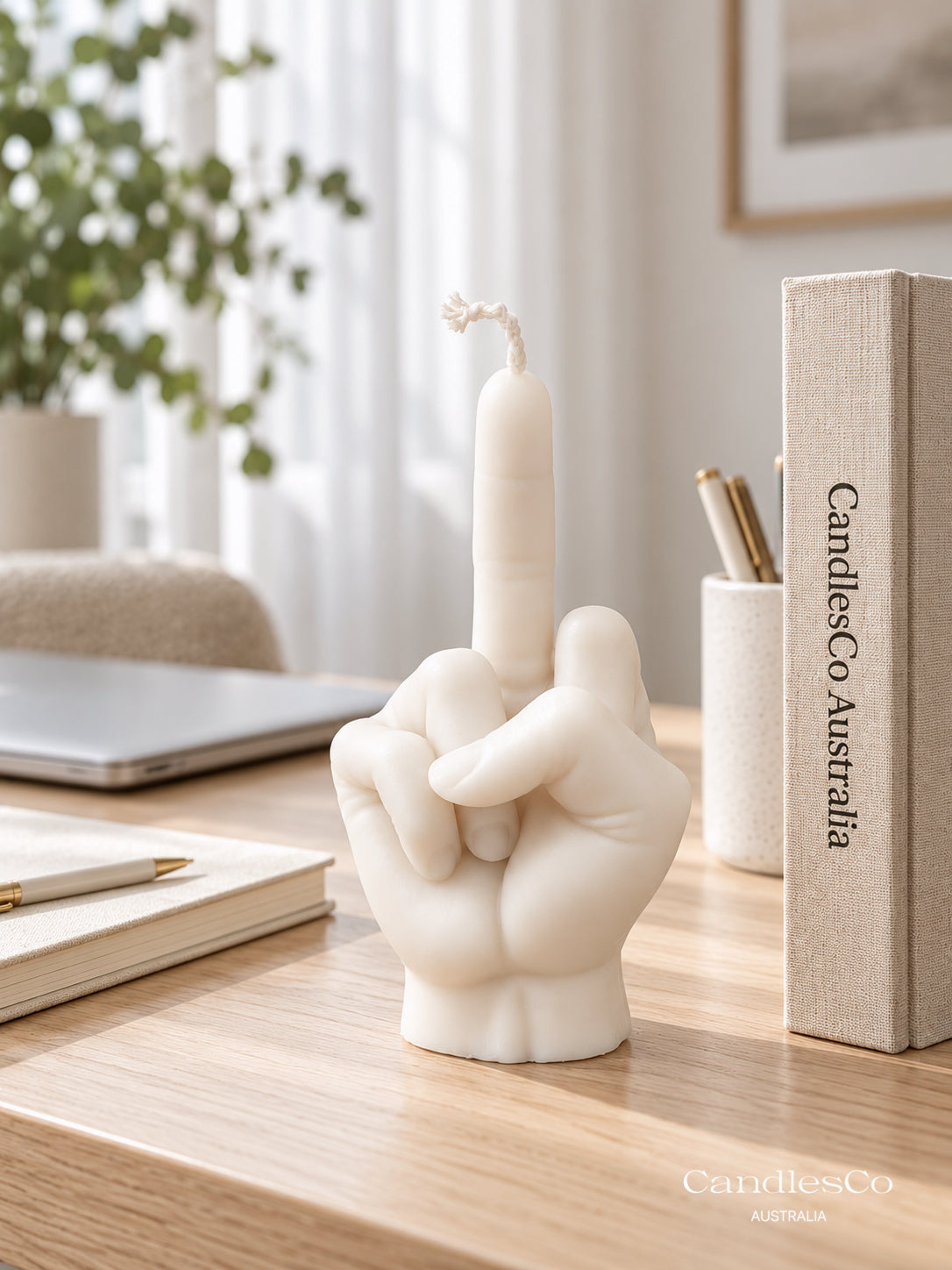 Middle Finger Candle – Funny Novelty Hand Candle | Small & Large