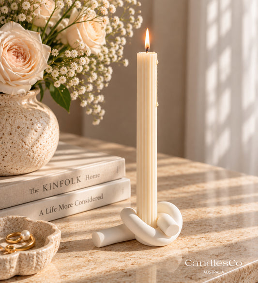 Knot Candlestick Holder | Handmade Taper Candle Holder