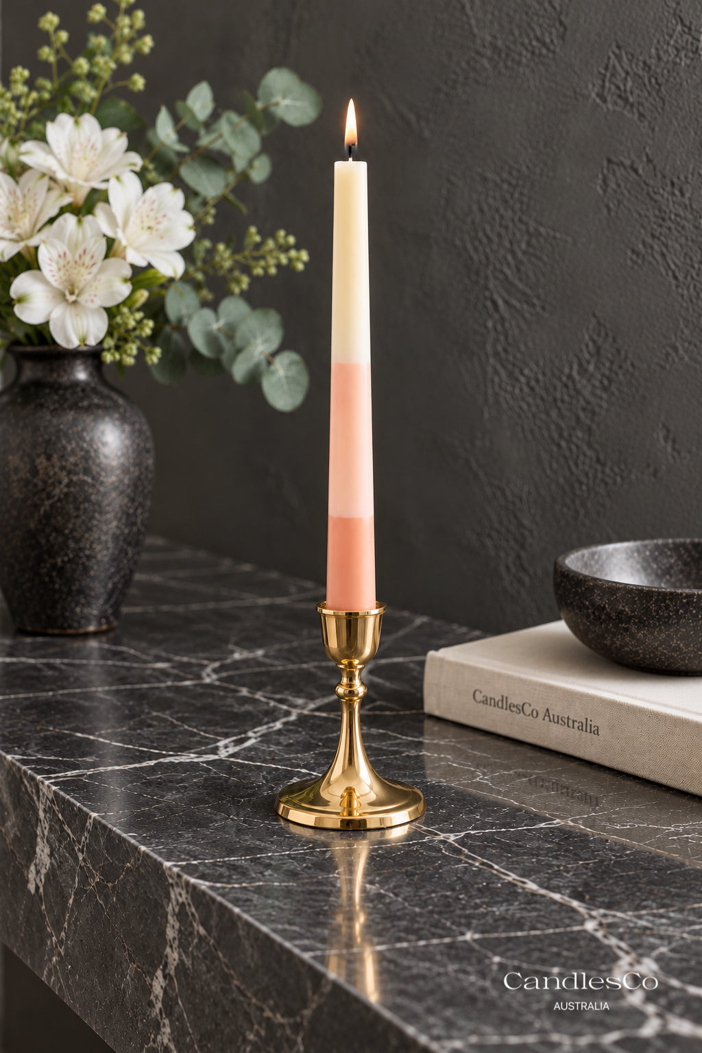 Ombré Taper Candle