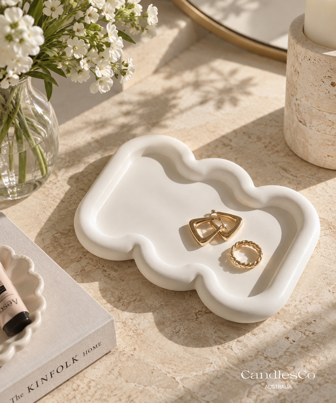 The Ripple | Wavy Sculptural Trinket Tray