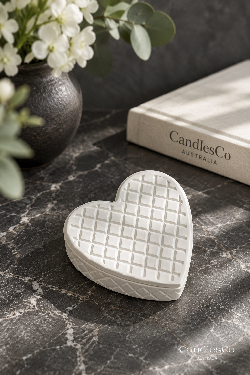 Heart Trinket Box with Lid | Handmade Jewellery Keepsake Box