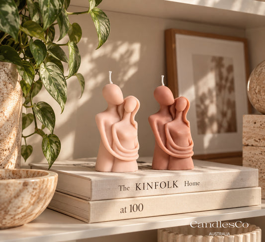 The Embrace Couple Candle