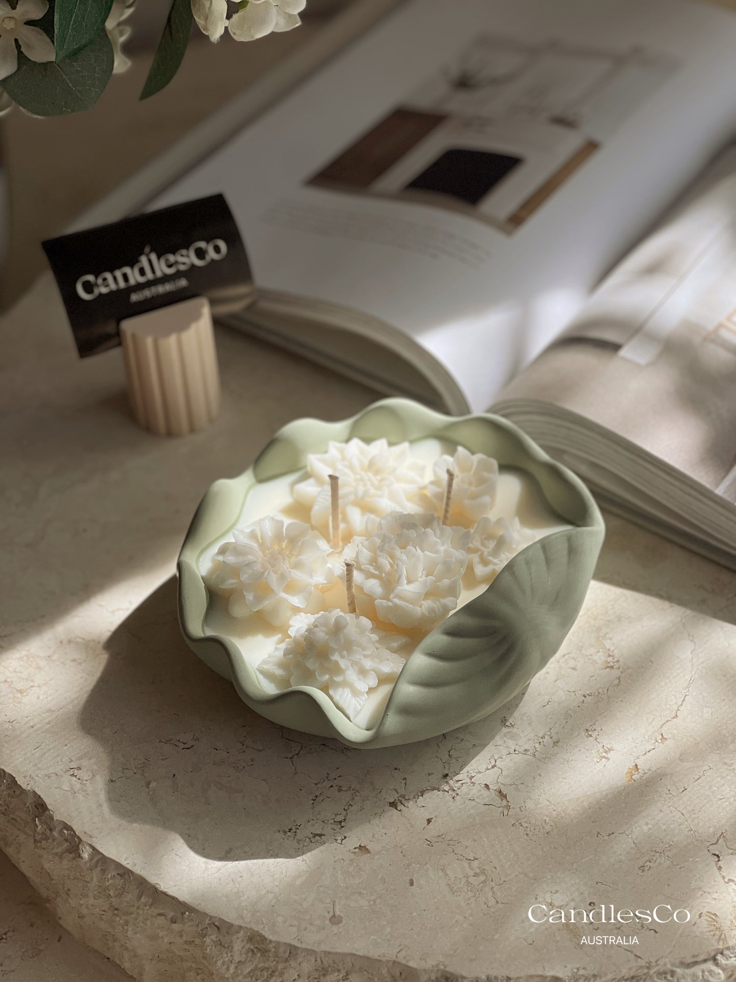Seashell Vessel Candle