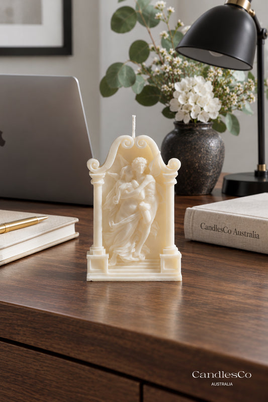 Romantic Lovers Arch Candle – Handmade Couple Sculptural Soy Candle | Wedding & Anniversary Gift