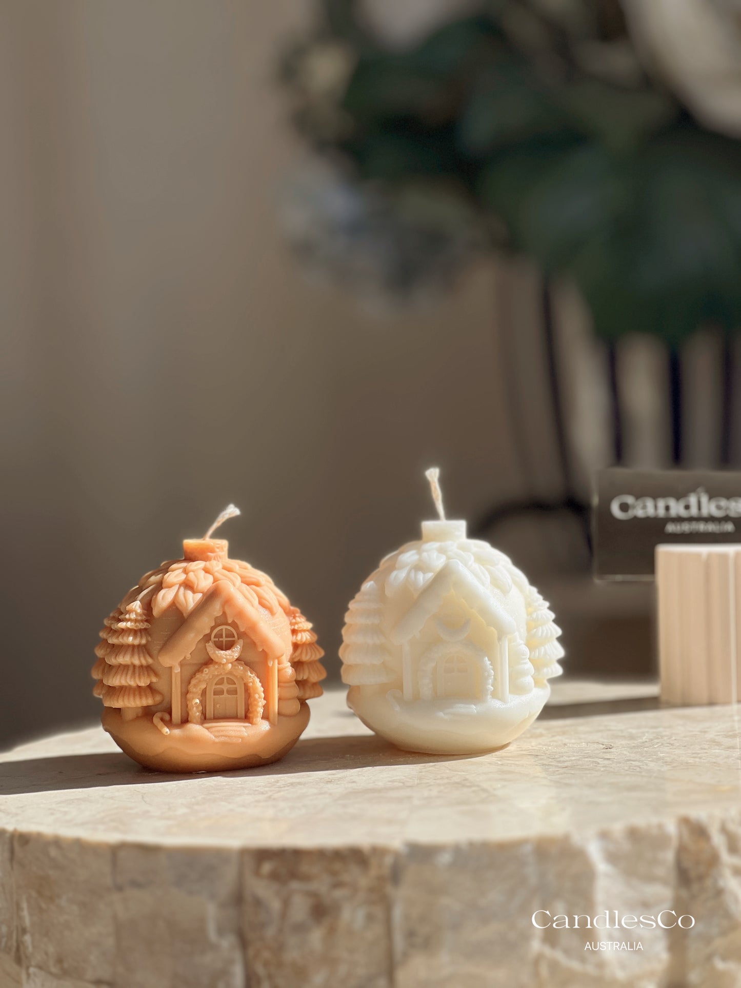 Gingerbread House Candle