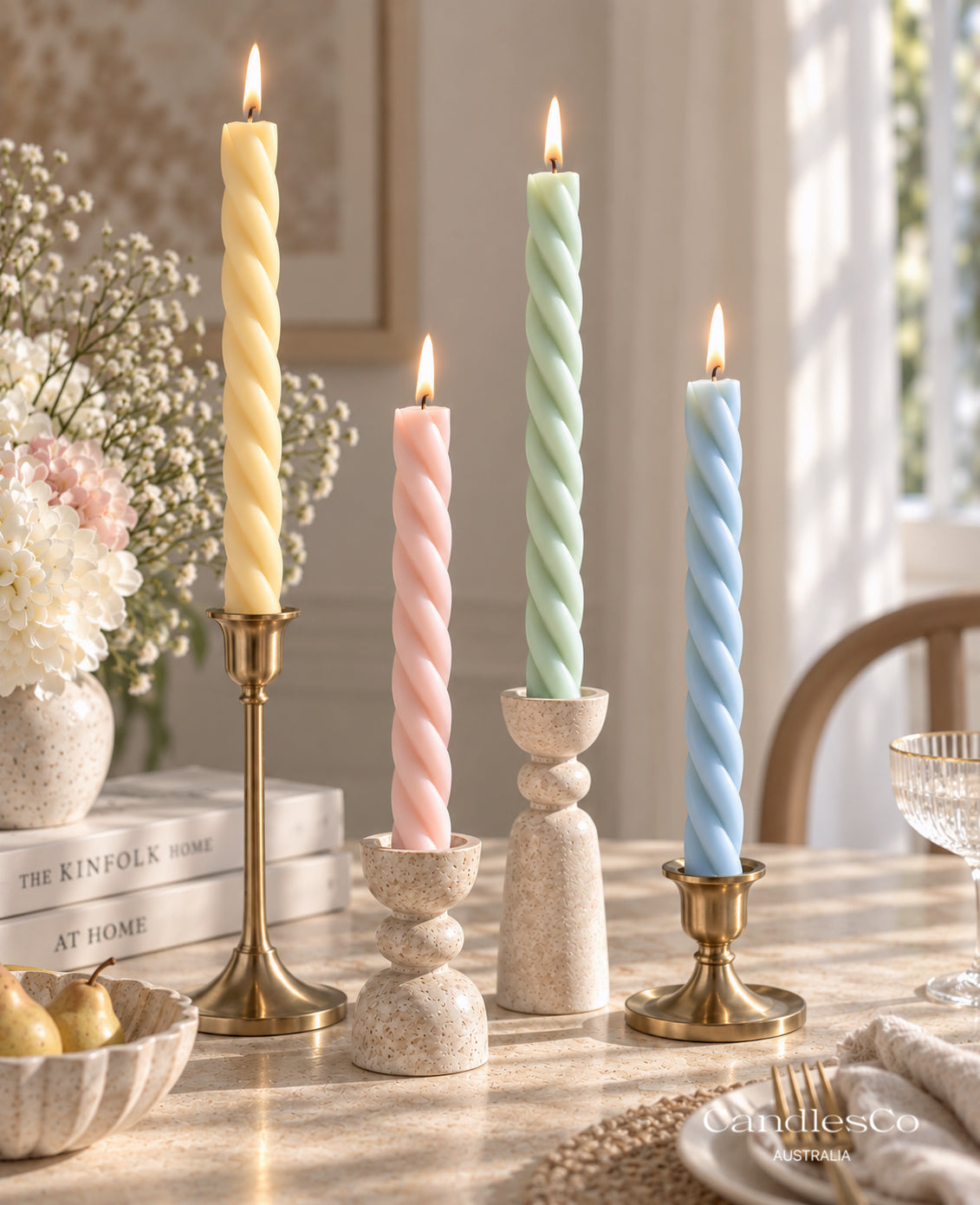 Twisted Taper Candle