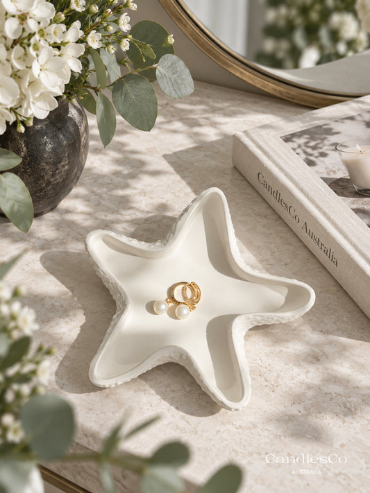 Starfish Trinket Dish | Handmade Coastal Jewellery Tray