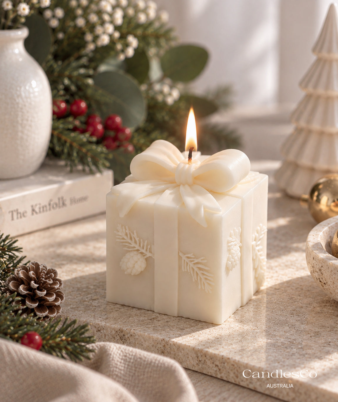 Christmas Gift Box Candle