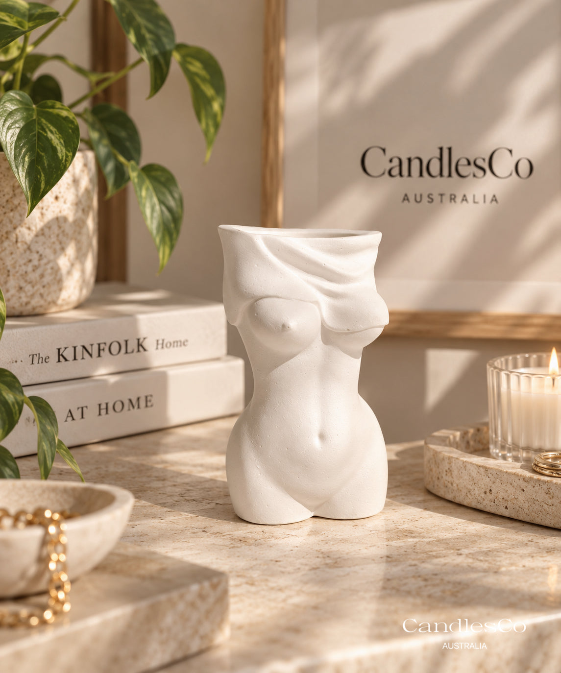Female Body Vase | Sculptural Torso Vase