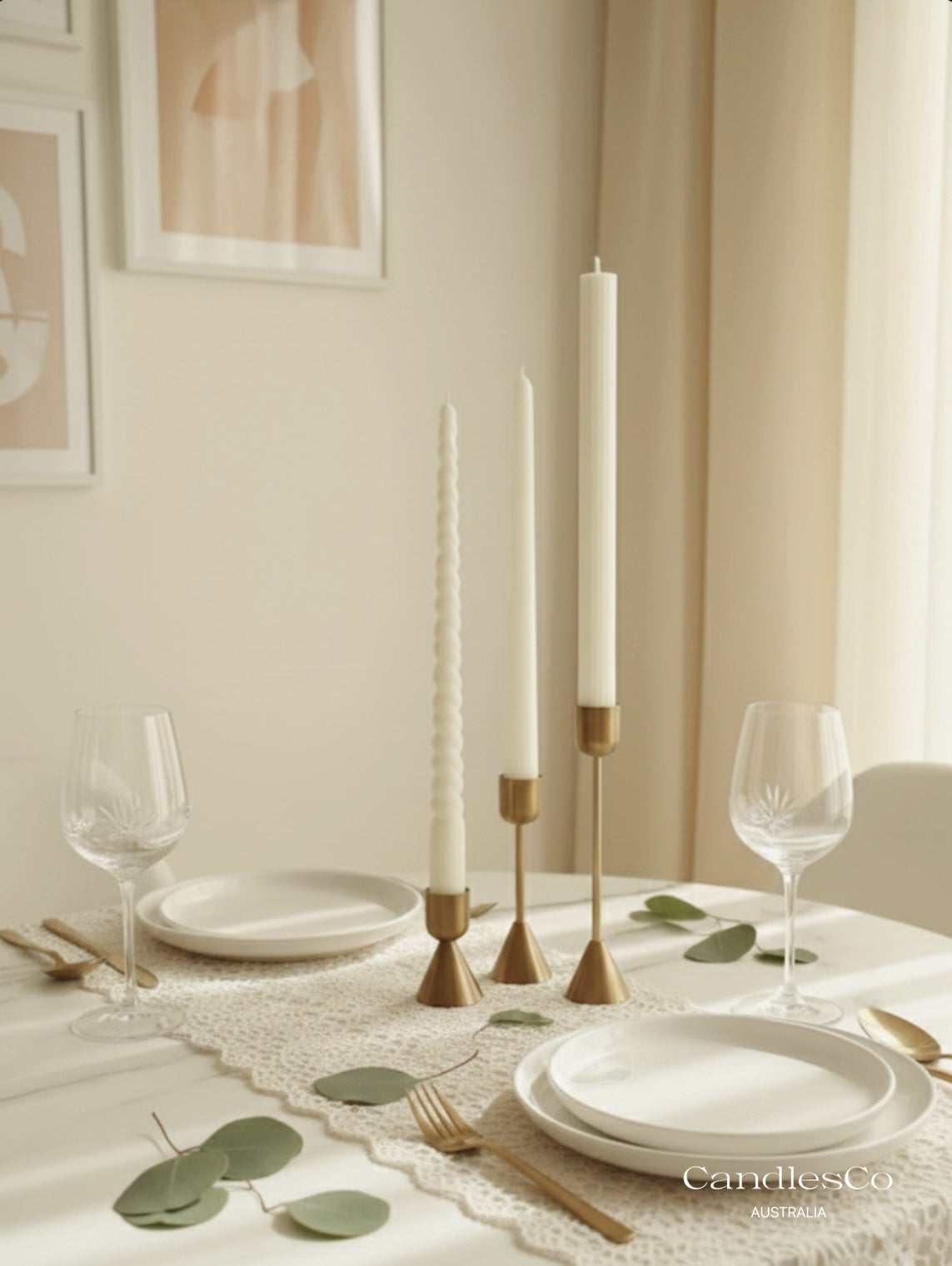 The Fluted Taper | Ribbed Sculptural Soy Candle