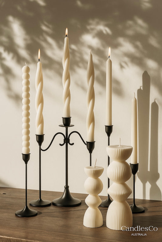 Bubble Taper Candle