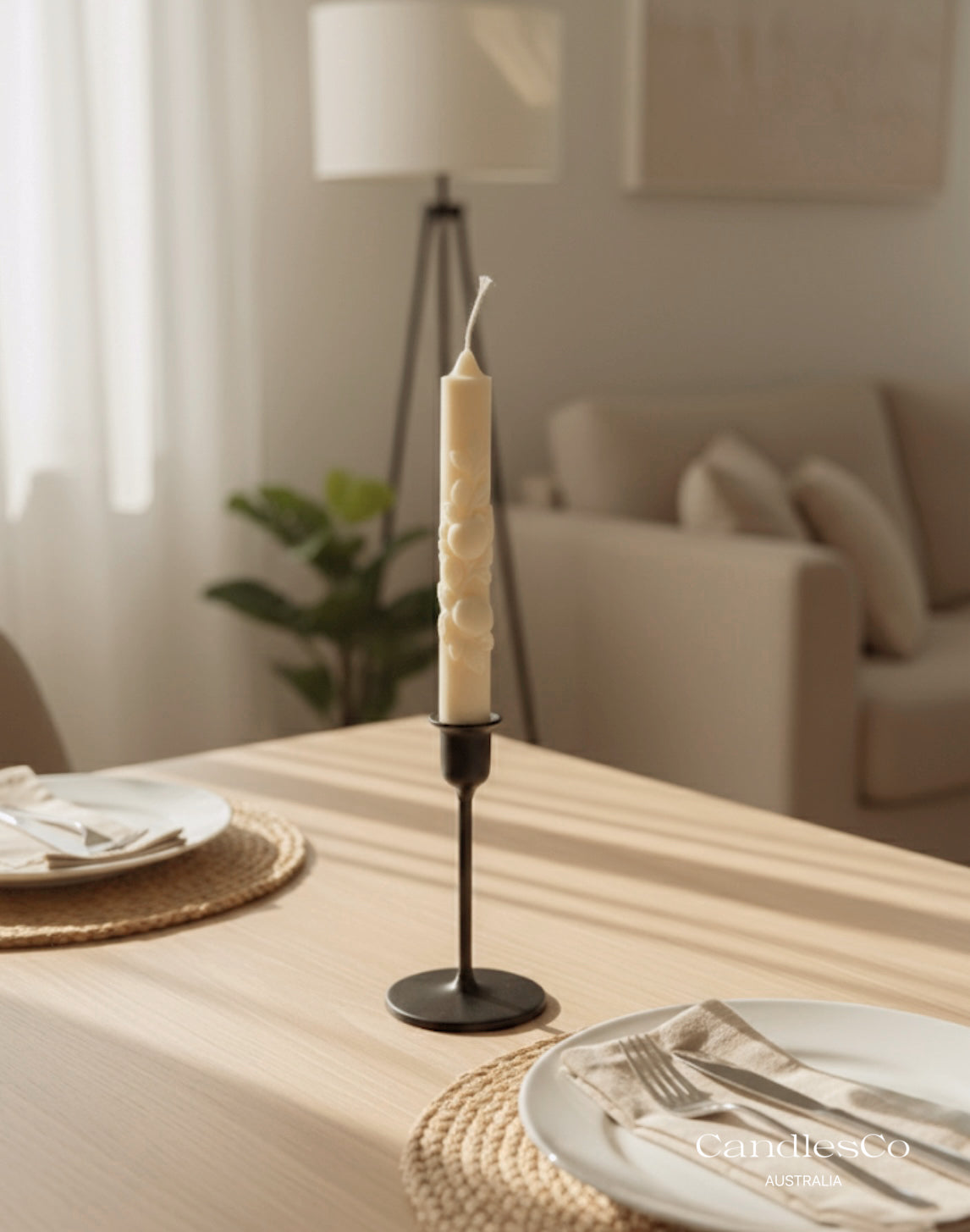 Botanique Taper Candle