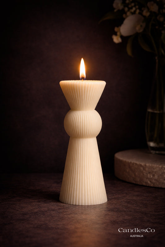 Atelier Fluted Sculpt Candle