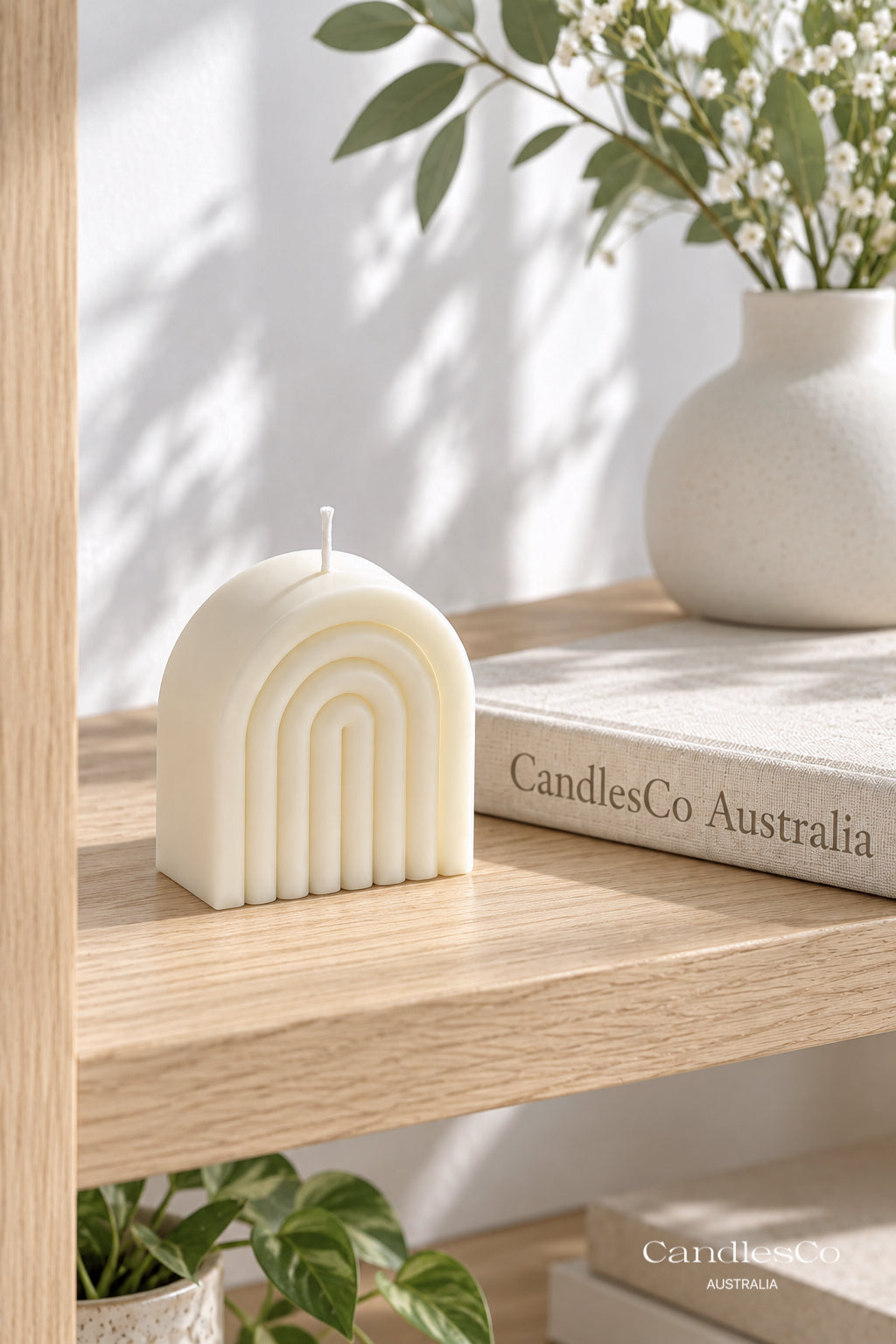 Rainbow Arch Candle – Handmade Soy Nursery Candle