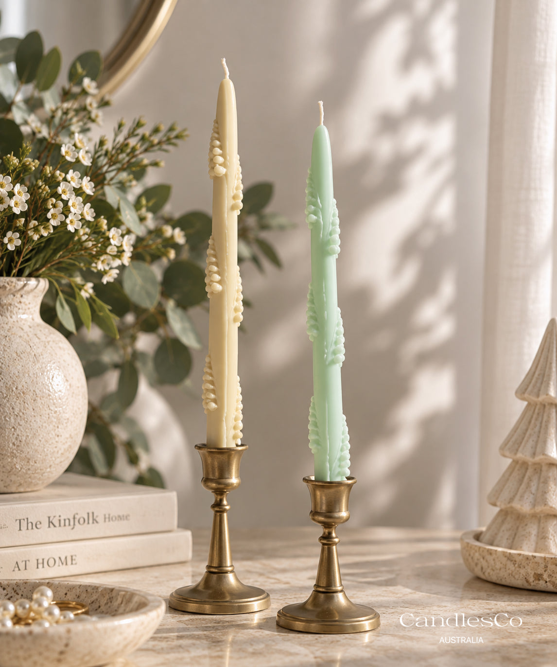 Christmas Tree Taper Candle