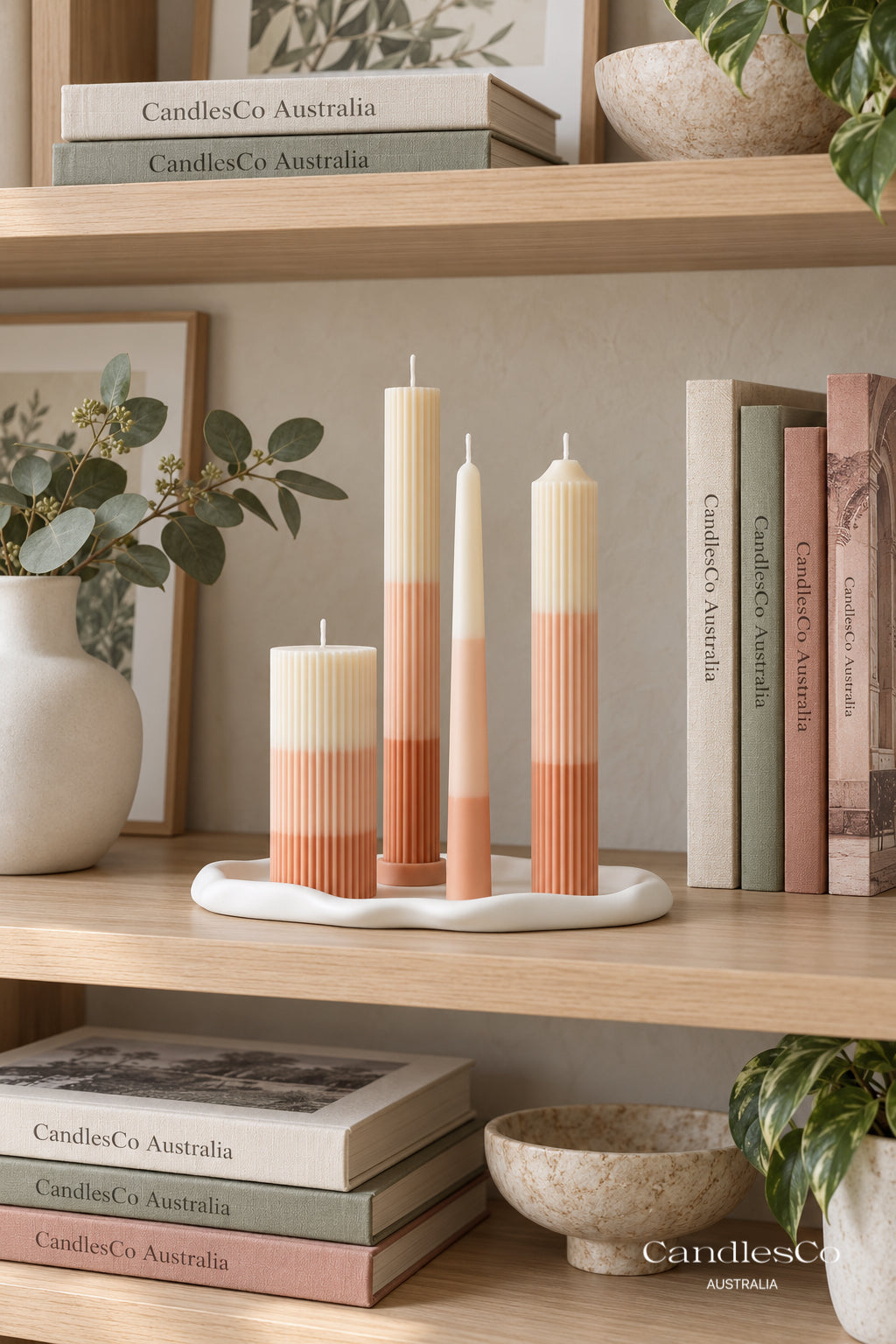 Ombré Taper Candle