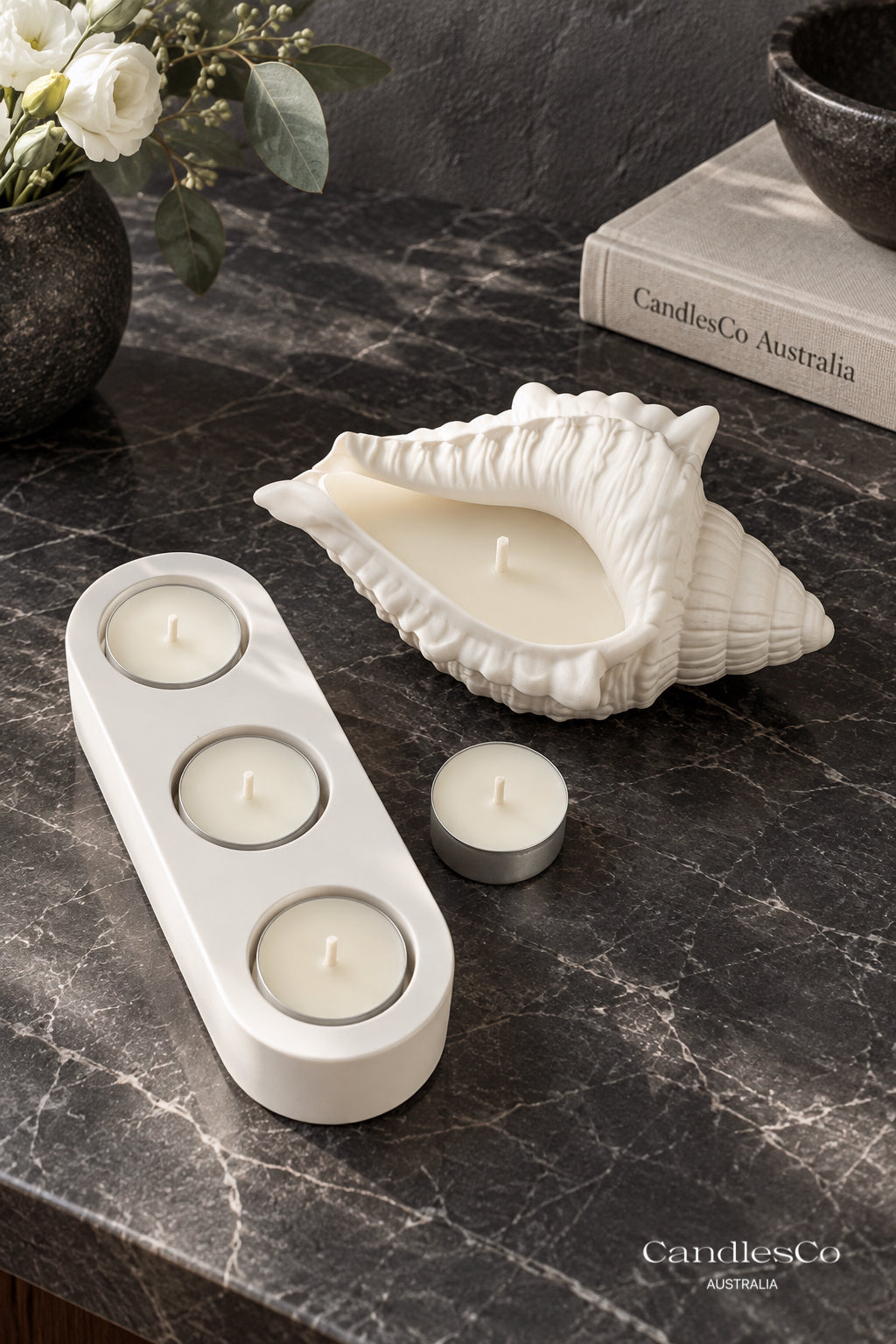 Triple Tealight Candle Holder | Handmade 3 Candle Holder