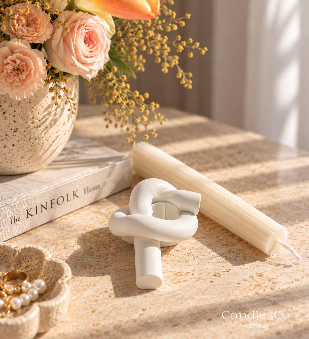 Knot Candlestick Holder | Handmade Taper Candle Holder