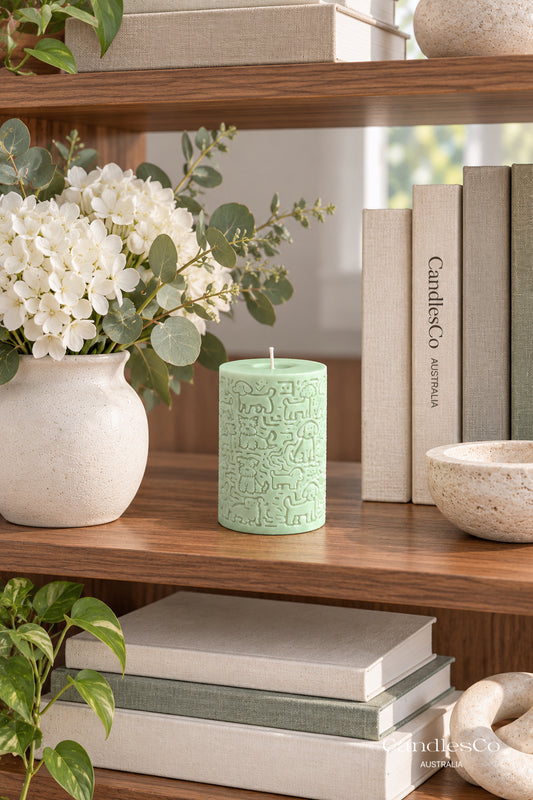 Dog Lover Pillar Candle