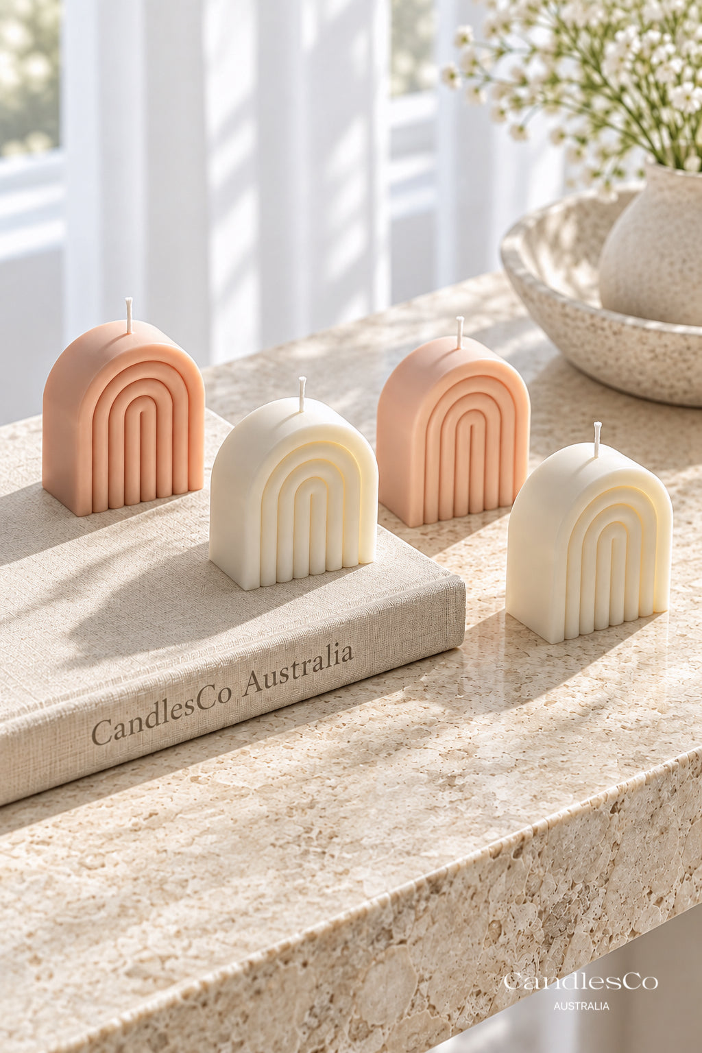 Rainbow Arch Candle – Handmade Soy Nursery Candle