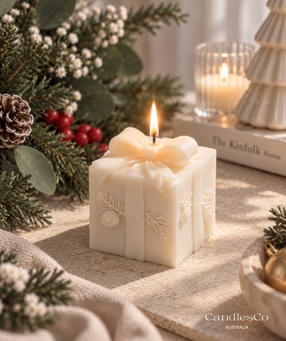 Christmas Gift Box Candle
