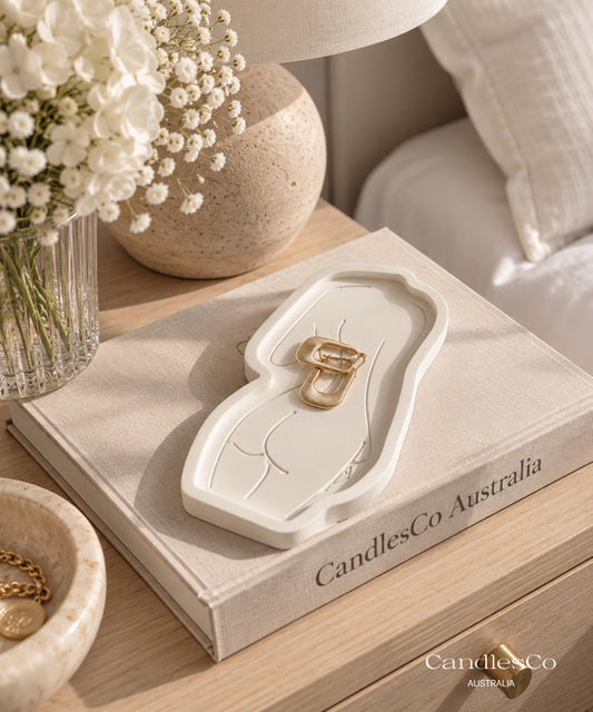 Female Body Silhouette Trinket Tray | Handmade Jewellery Dish