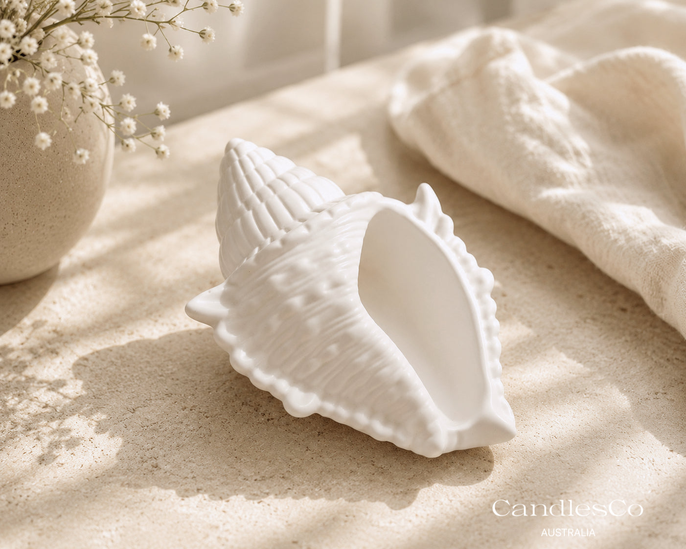 Conch Shell Trinket Dish