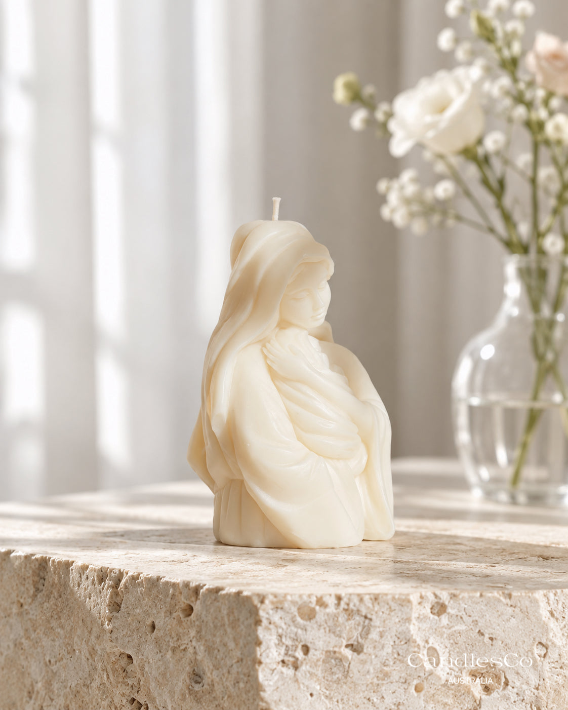 Mother & Baby Candle – Handmade Sculptural Soy Wax Candle