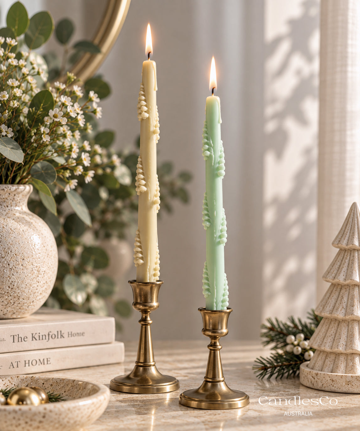 Christmas Tree Taper Candle
