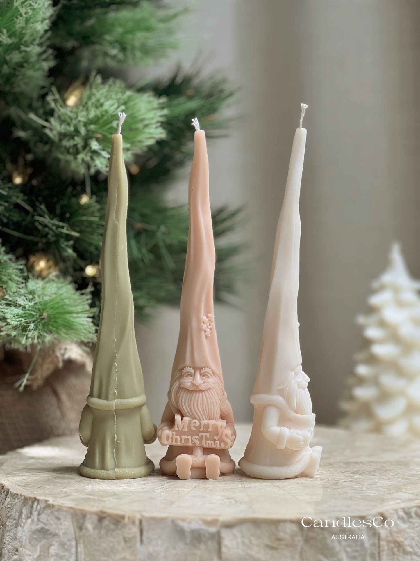 Christmas Gnome Candle
