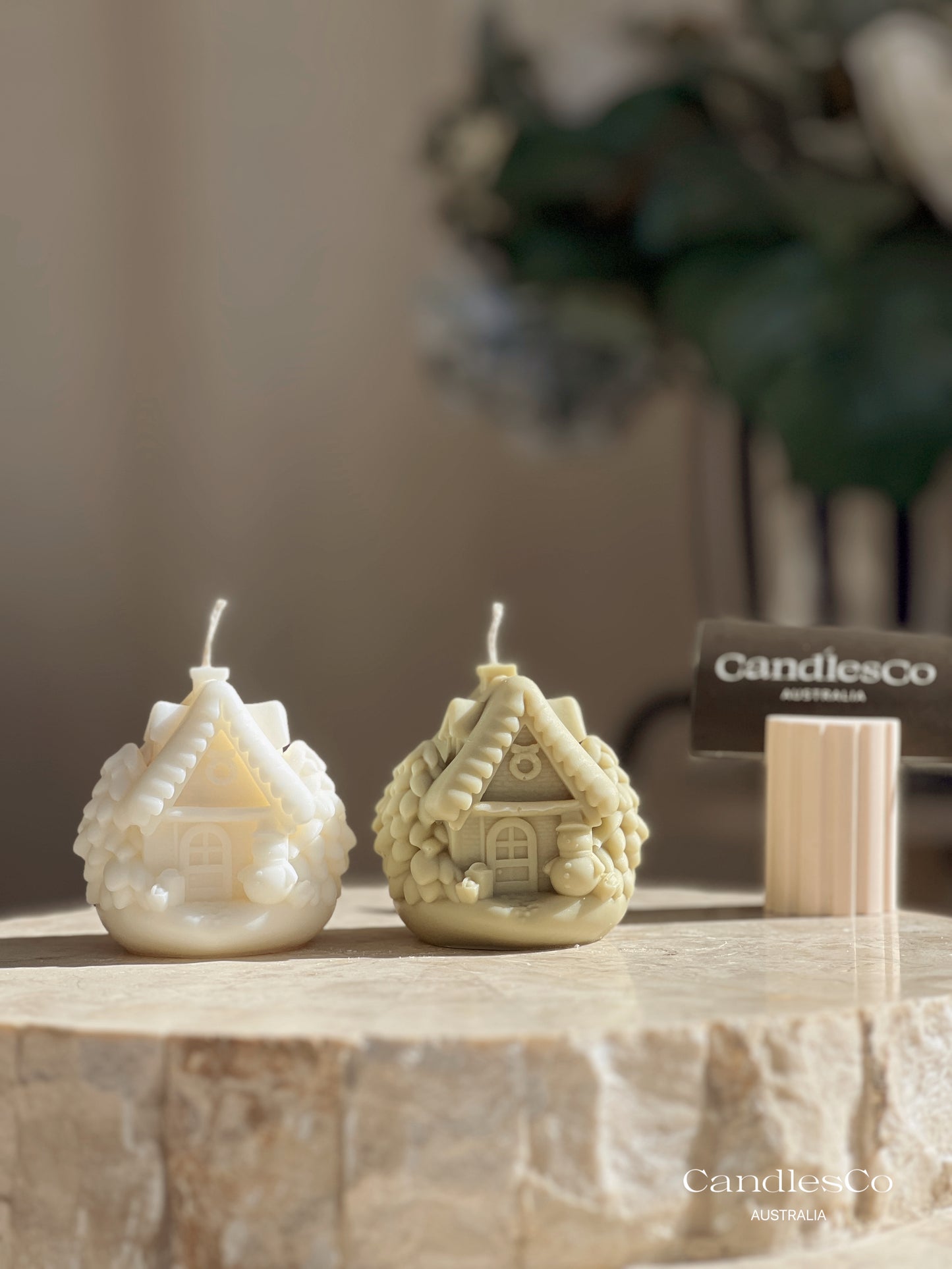 Christmas House Candle