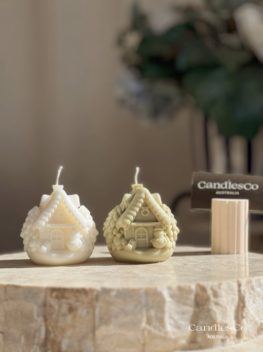 Christmas House Candle