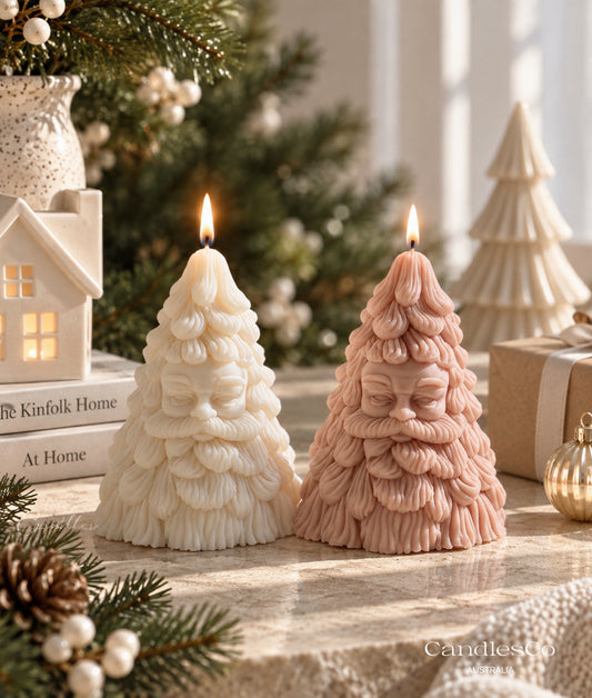 Christmas Santa Candle