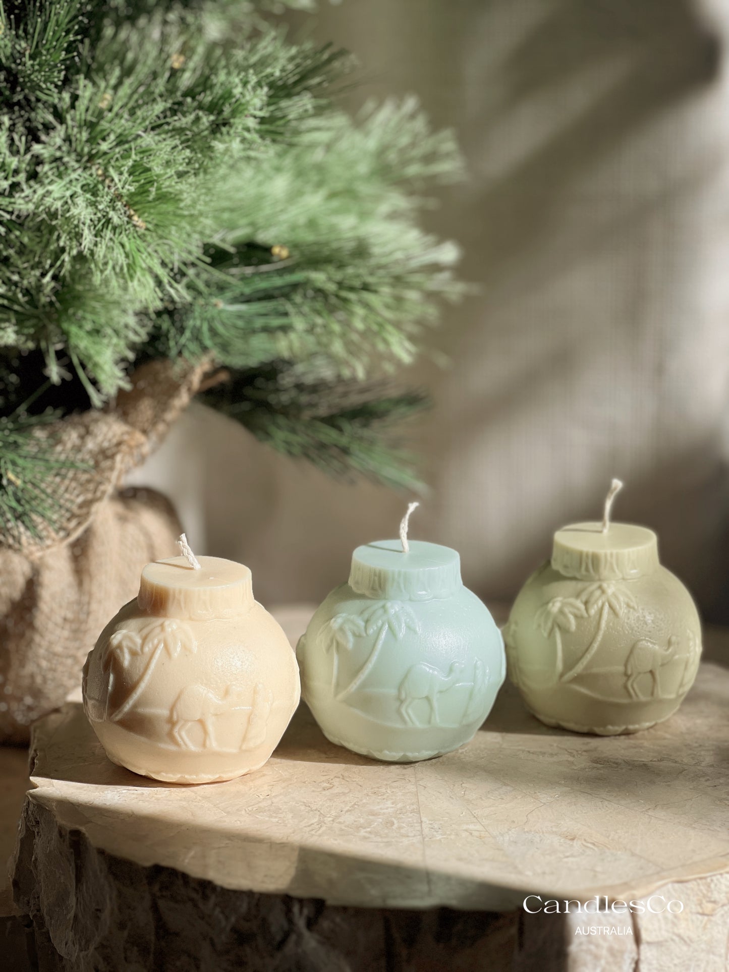 Christmas Nativity Bauble Candle